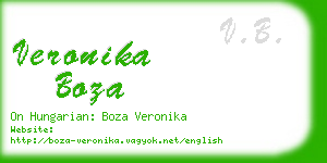 veronika boza business card